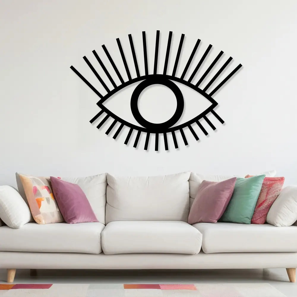 Evil Eye Metal Sign