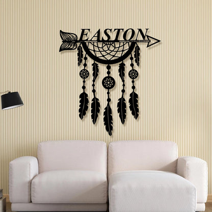 Personalized Dream Catcher Metal Sign