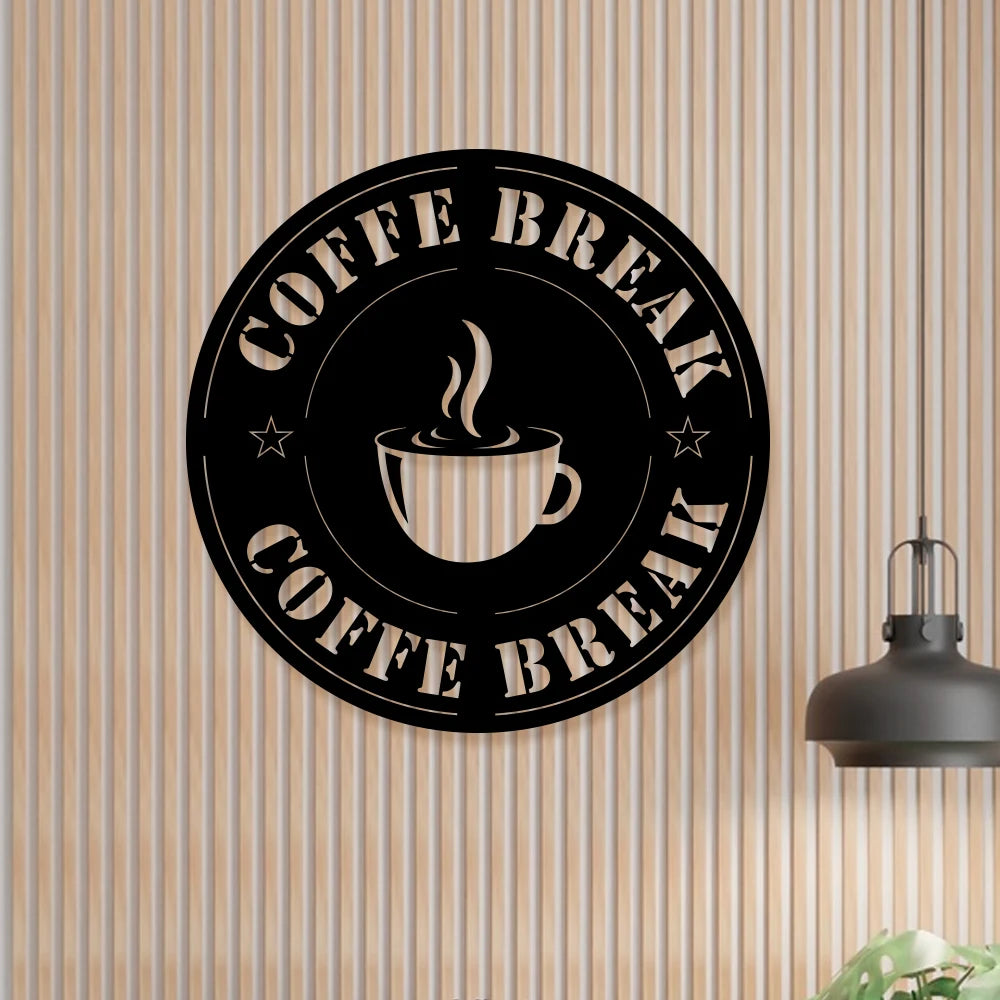 Custom Cafe Metal Sign