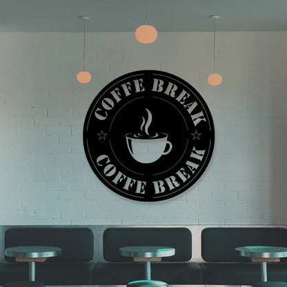 Custom Cafe Metal Sign