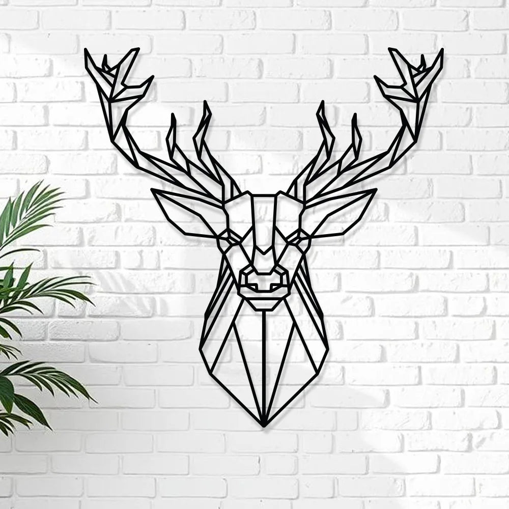 Reindeer Metal Wall Art