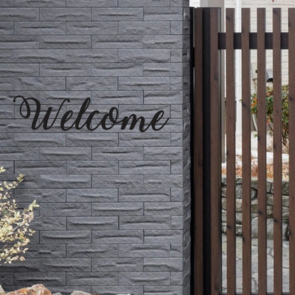 Metal Welcome Sign