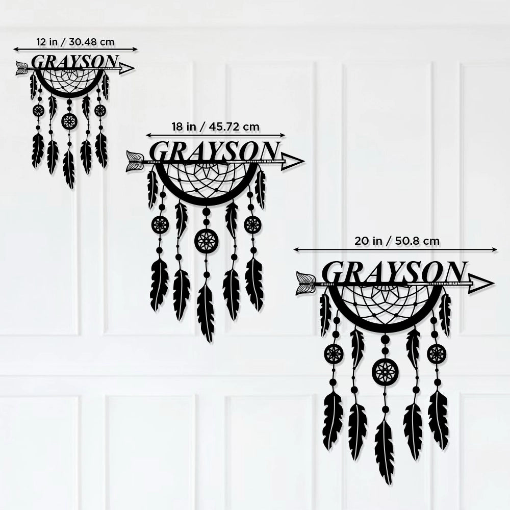 Personalized Dream Catcher Metal Sign