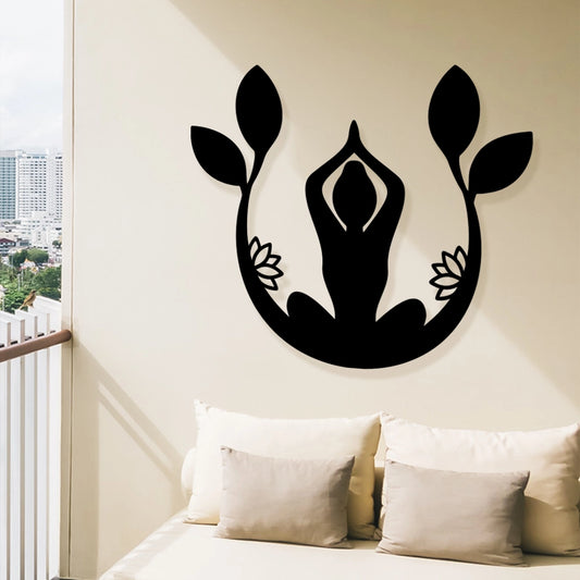 Yoga Meditation Metal wall Art