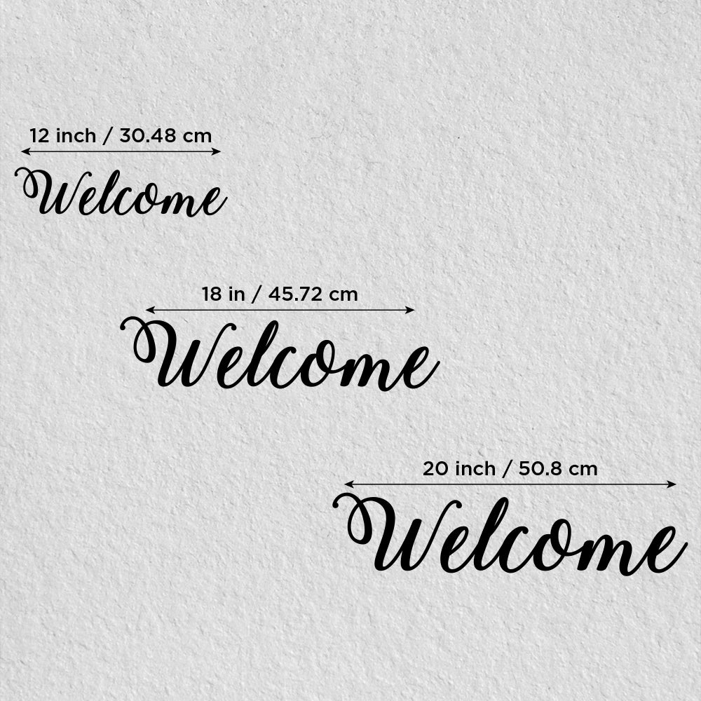 Metal Welcome Sign