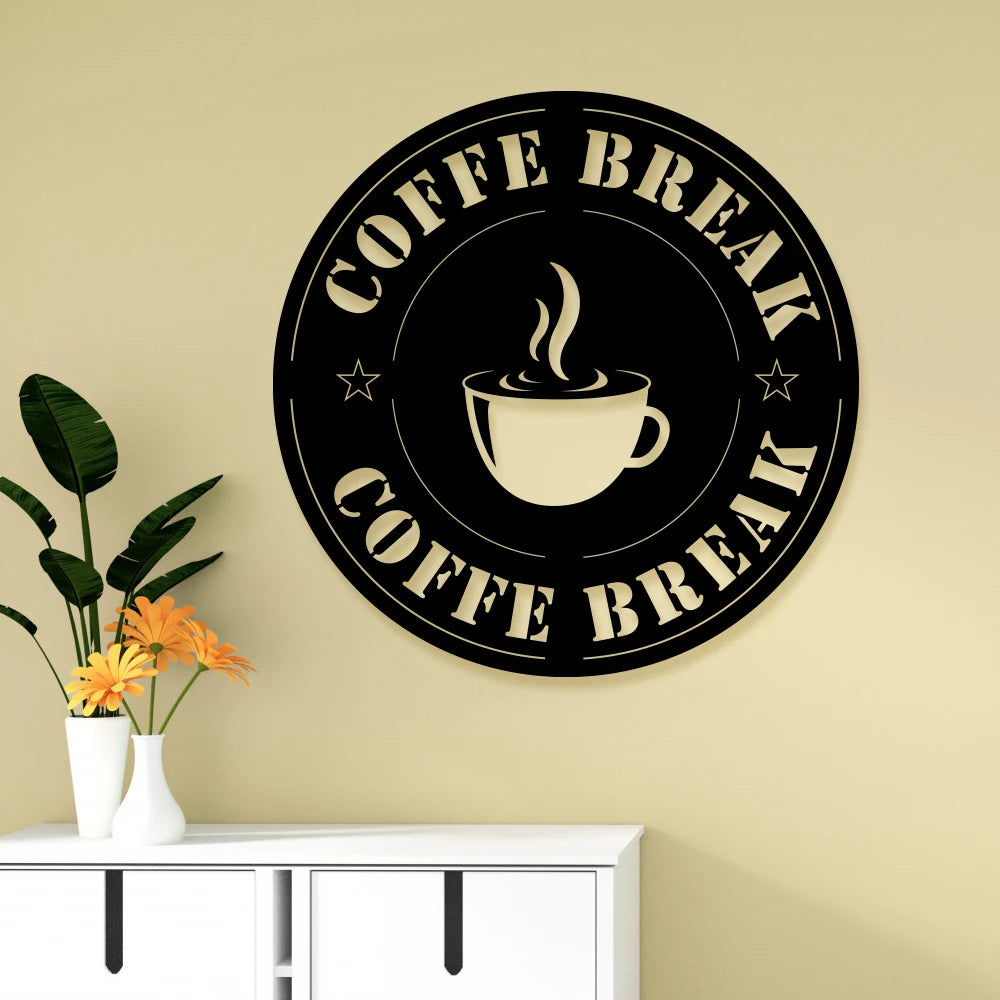 Custom Cafe Metal Sign