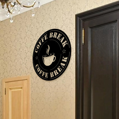 Custom Cafe Metal Sign