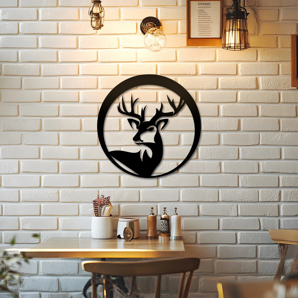 Metal Deer wall Art Sign