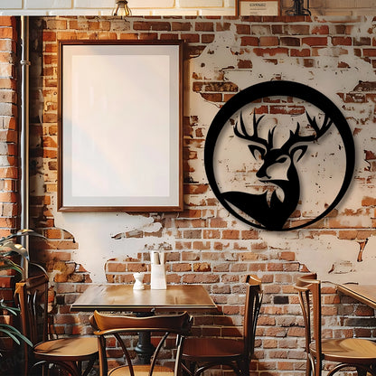 Metal Deer wall Art Sign