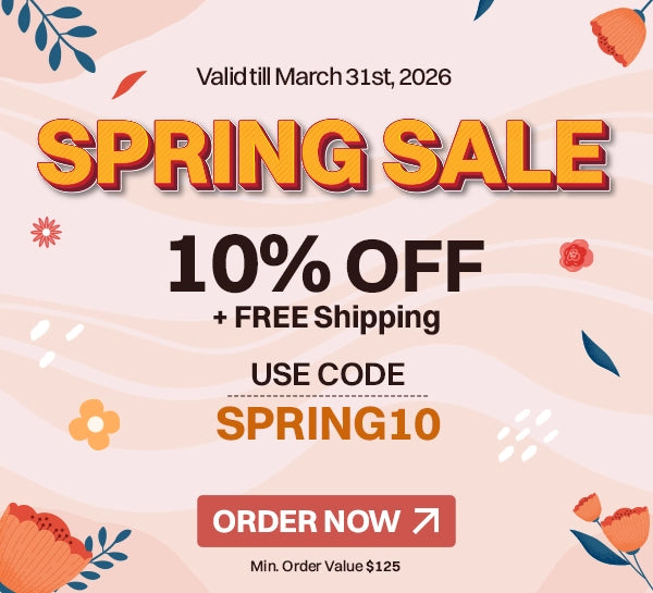 Spring Sale Is Live