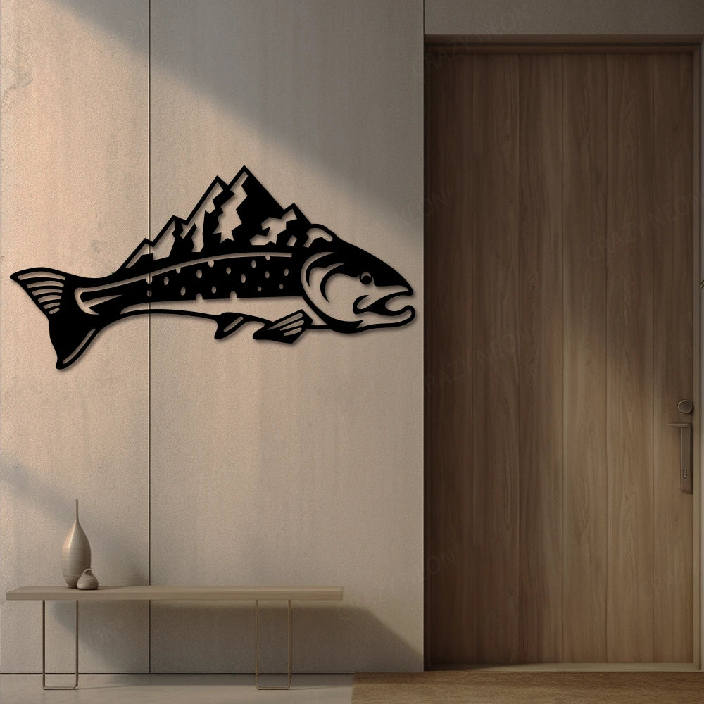 Fish Metal Wall Art