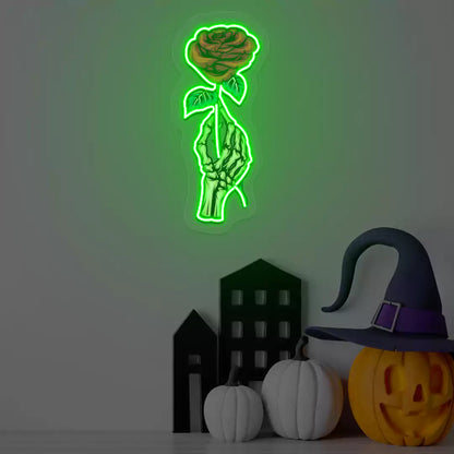 Deadly Romance Neon Artwork | Green