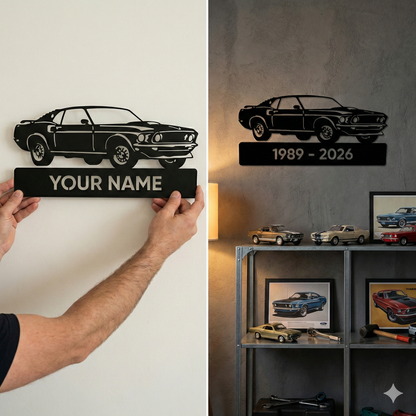 Metal Car Signs for Garage
