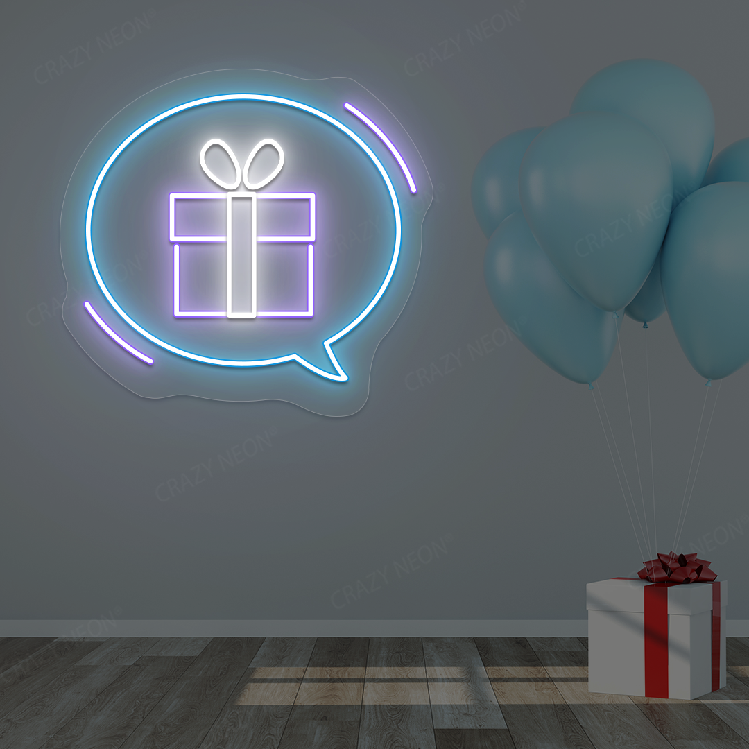 Gifted Thoughts Neon Sign | Purple