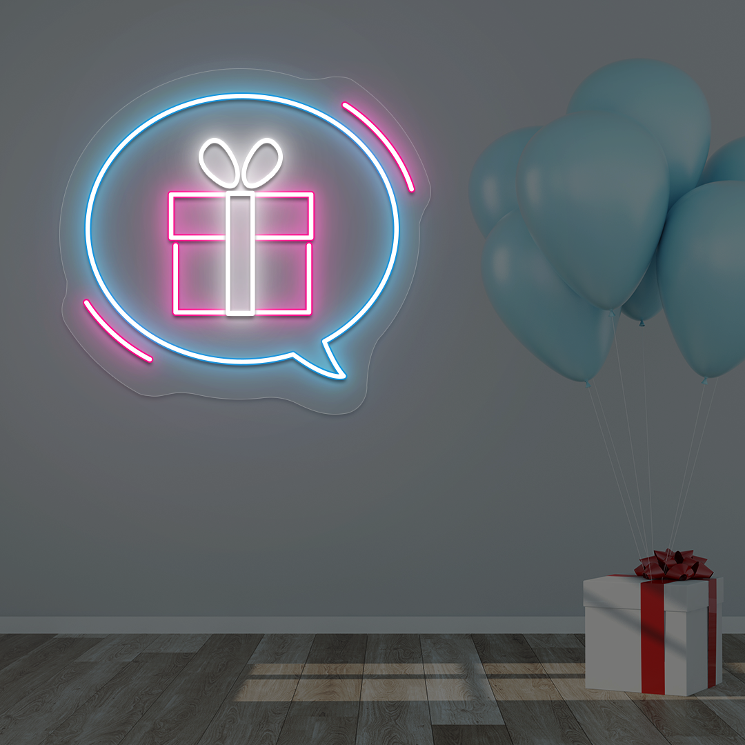 Gifted Thoughts Neon Sign | Pink