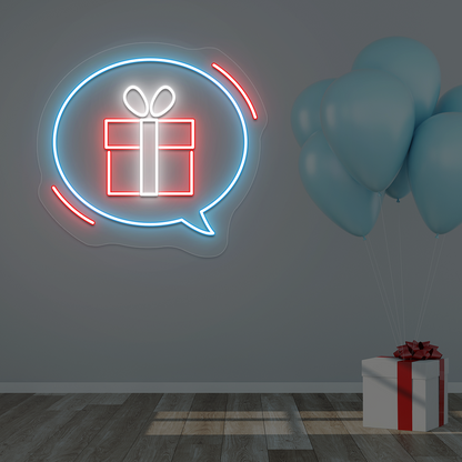 Gifted Thoughts Neon Sign | Red