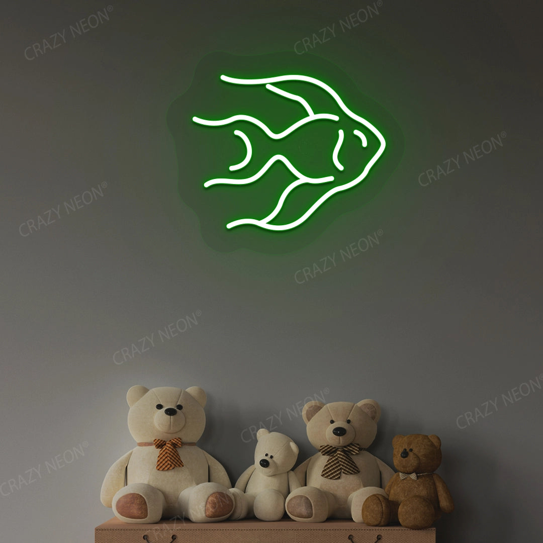 Fish Neon Sign | Green