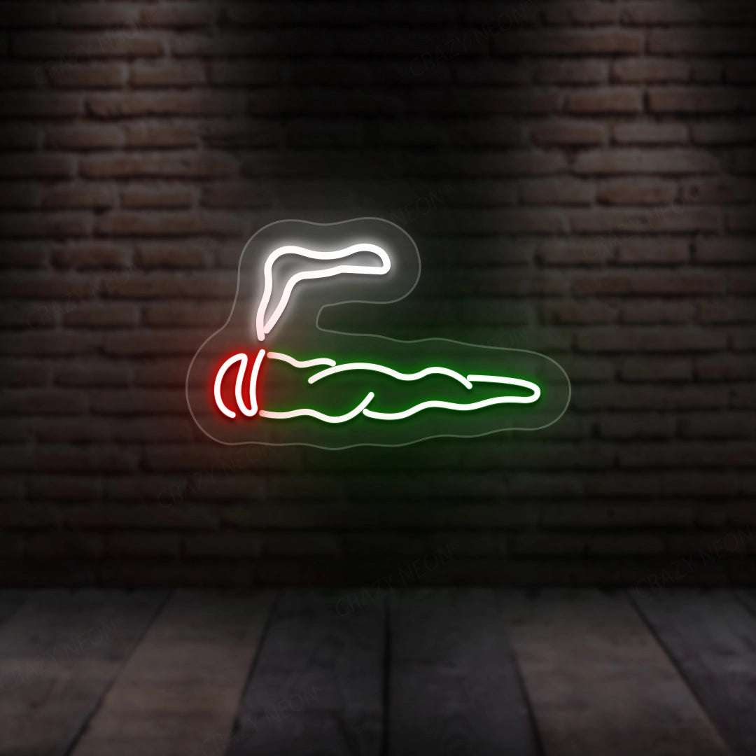 Cigar Neon Sign | green