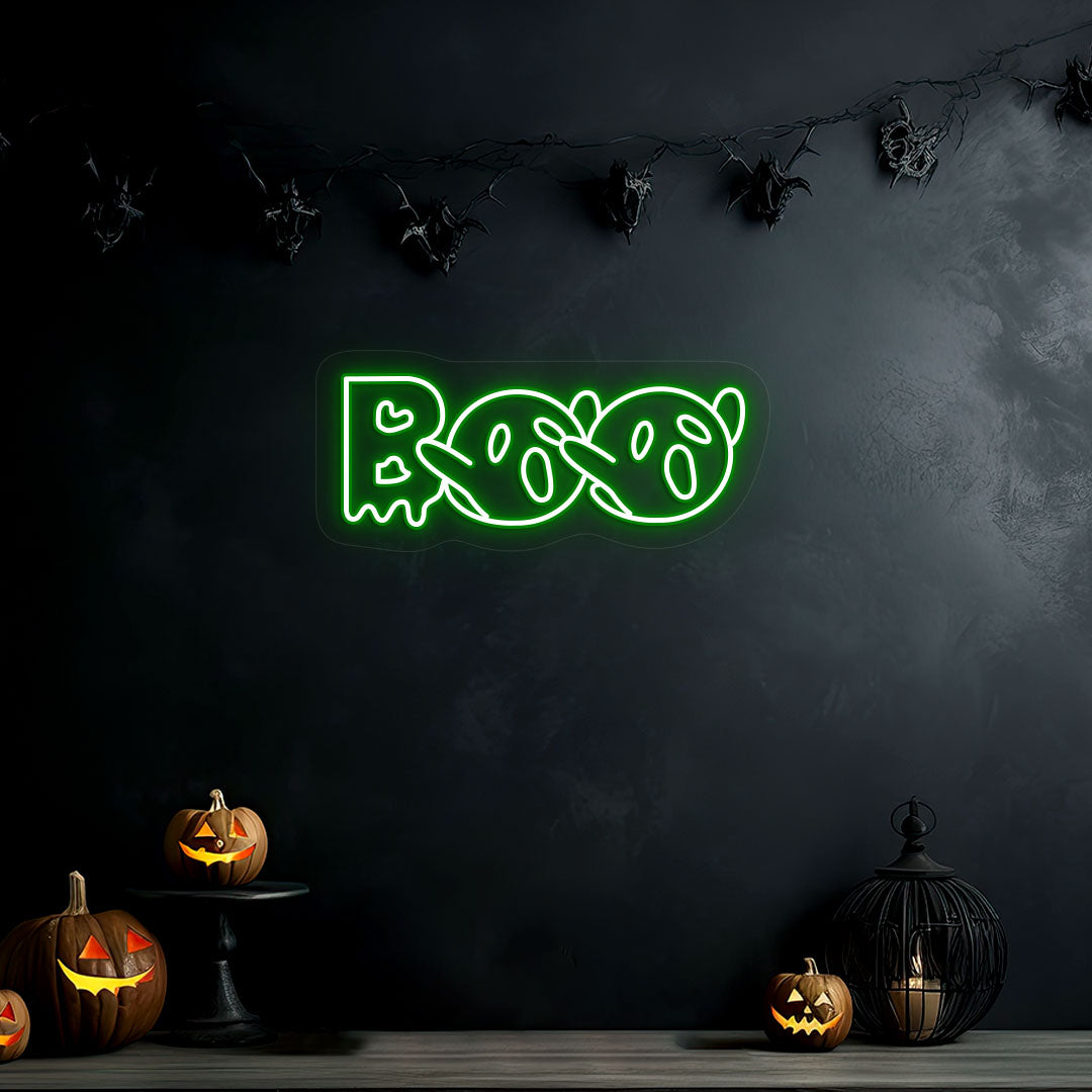 Boo With Ghouls Neon Sign | CNUS018680