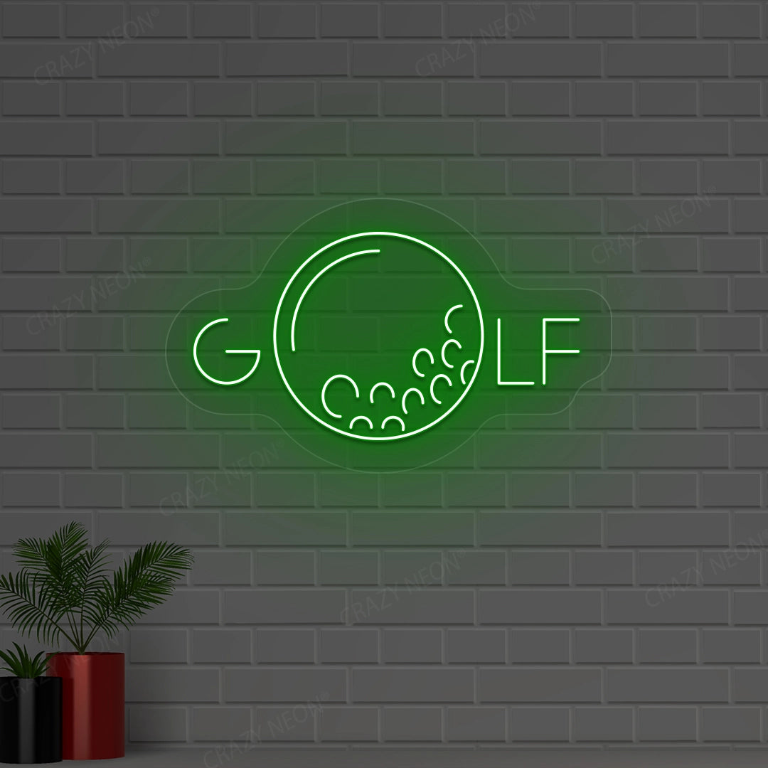 Golf Neon Sign | Green
