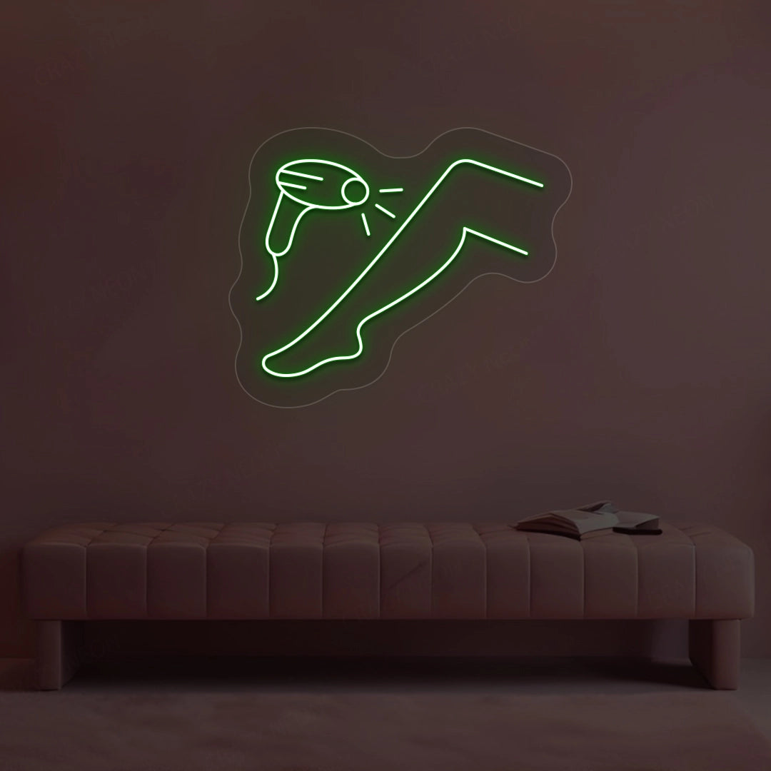 Laser Hair Removal Neon sign | Green