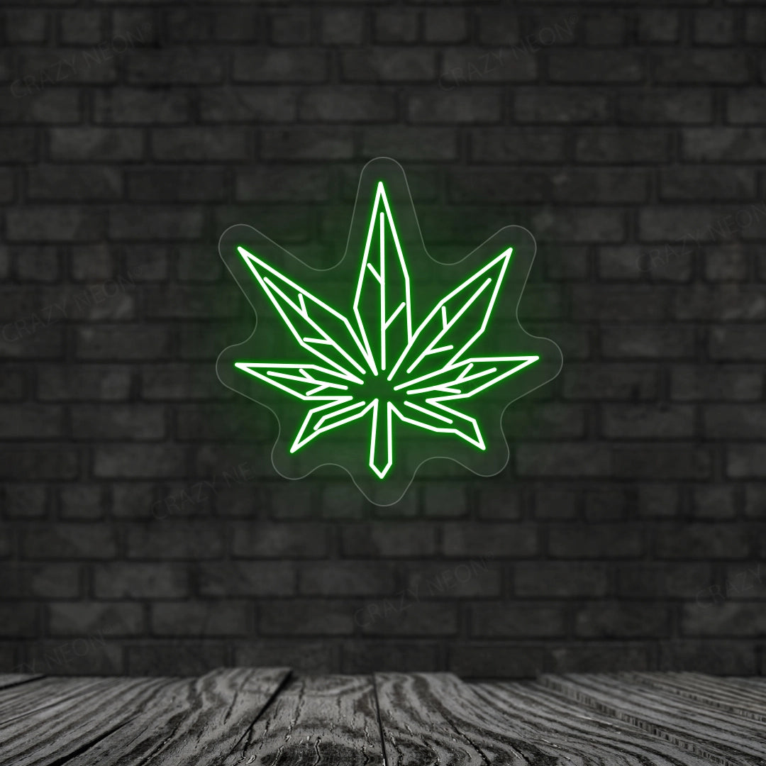 Weed Neon Sign | Green