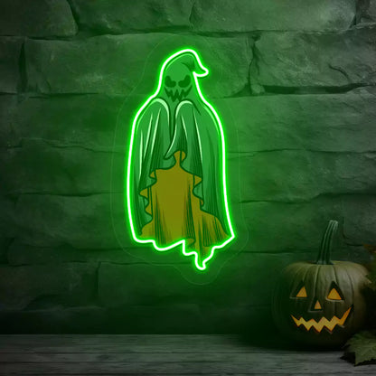 Sinister Green Ghost Neon Artwork | Green