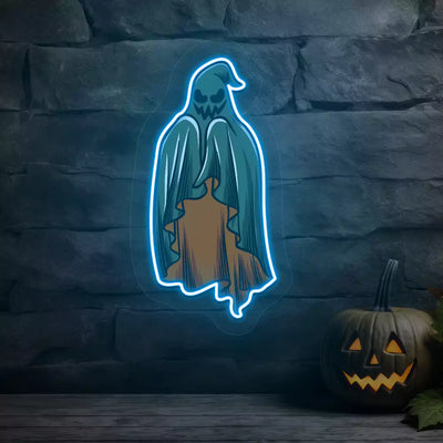Sinister Green Ghost Neon Artwork | Iceblue