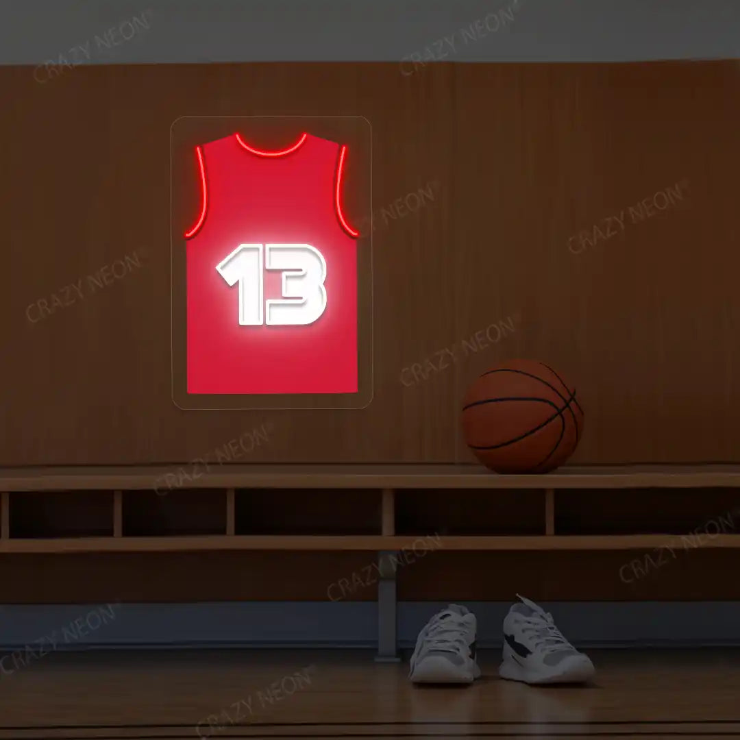 Houston Harden 13 Jersey Basketball Neon Artwork