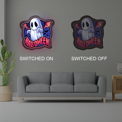 Halloween Ghoul Illuminated Sign