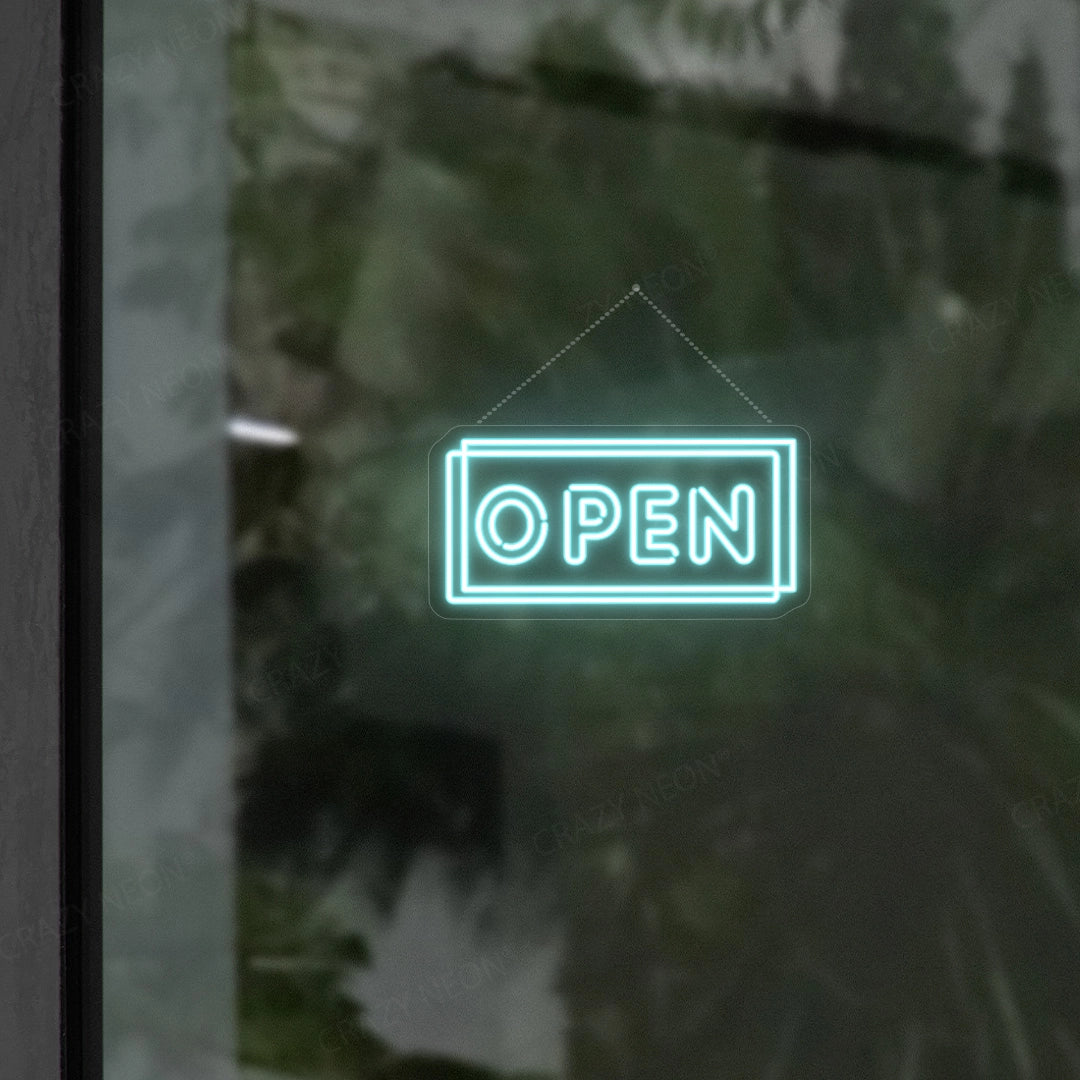 Open Sign | Iceblue