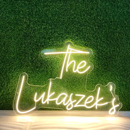 Last Name Personalized Wedding Neon Sign | CNUS011616