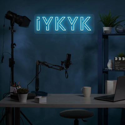 If You Know You Know Neon Sign | Ice Blue