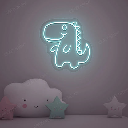 Cute Little Dinosaur Neon Sign | Iceblue