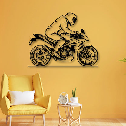 Motorcycle Metal Wall Sign