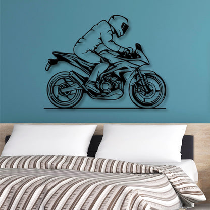 Motorcycle Metal Wall Sign