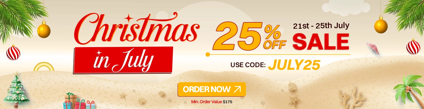 Christmas in July Sale is Live