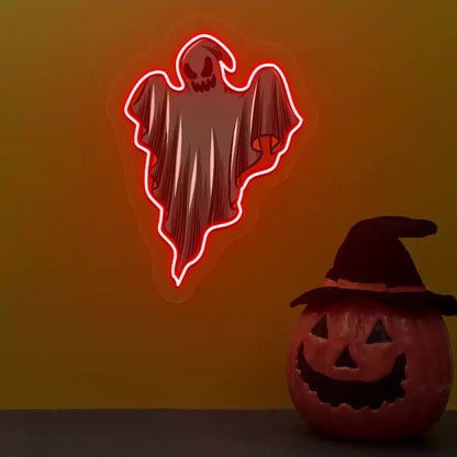 Phantom ghost Neon Artwork | Red