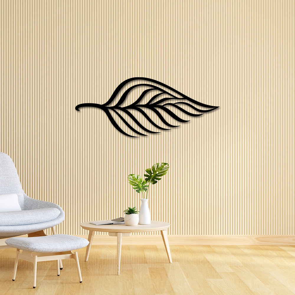 Metal leaf wall Art Sign