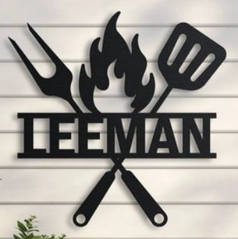 Custom Grill Master Metal Sign