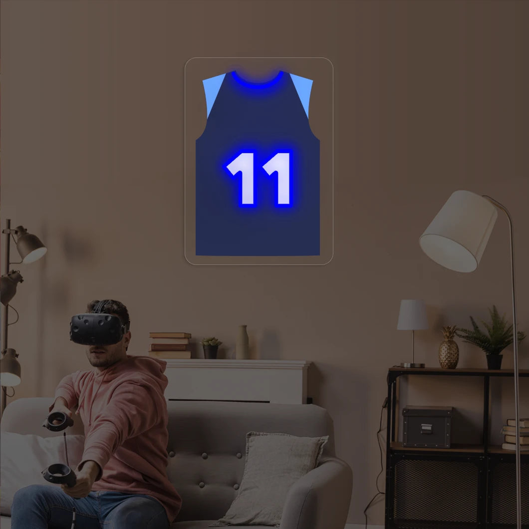 Minnesota Reid 11 Jersey Basketball Neon Artwork