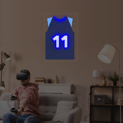 Minnesota Reid 11 Jersey Basketball Neon Artwork