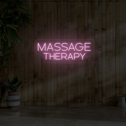 Therapy Massage Neon Sign | pink