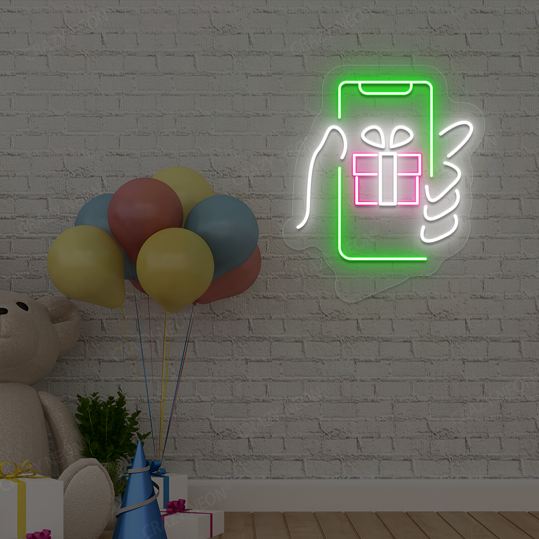 Online Gift & Reward Neon Sign | Green
