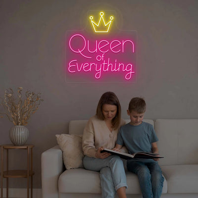 Queen Of Everything Neon Sign | Pink