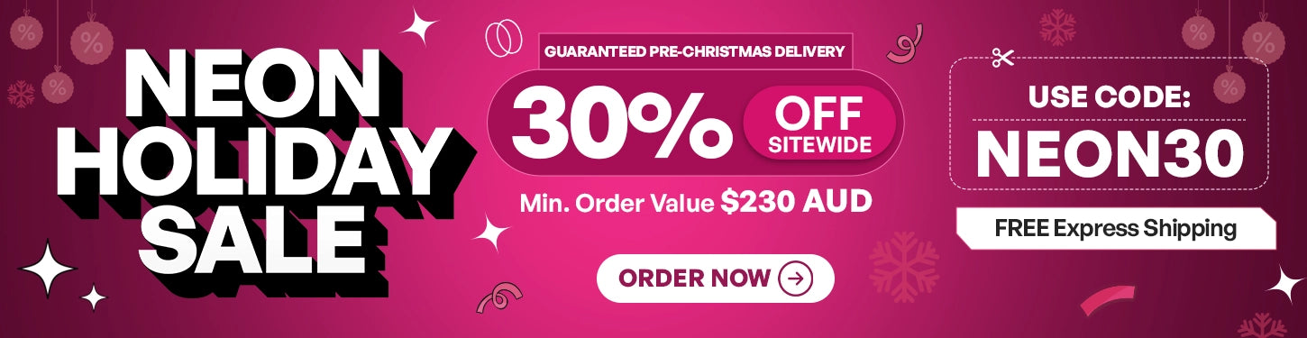 NEON HOLIDAY SALE Is Live