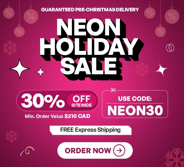 NEON HOLIDAY SALE Is Live