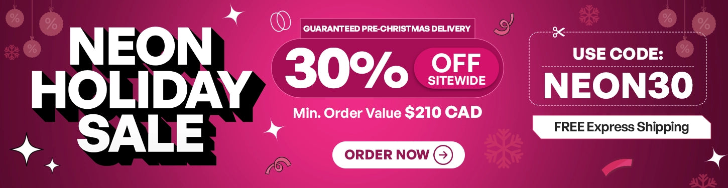 NEON HOLIDAY SALE Is Live