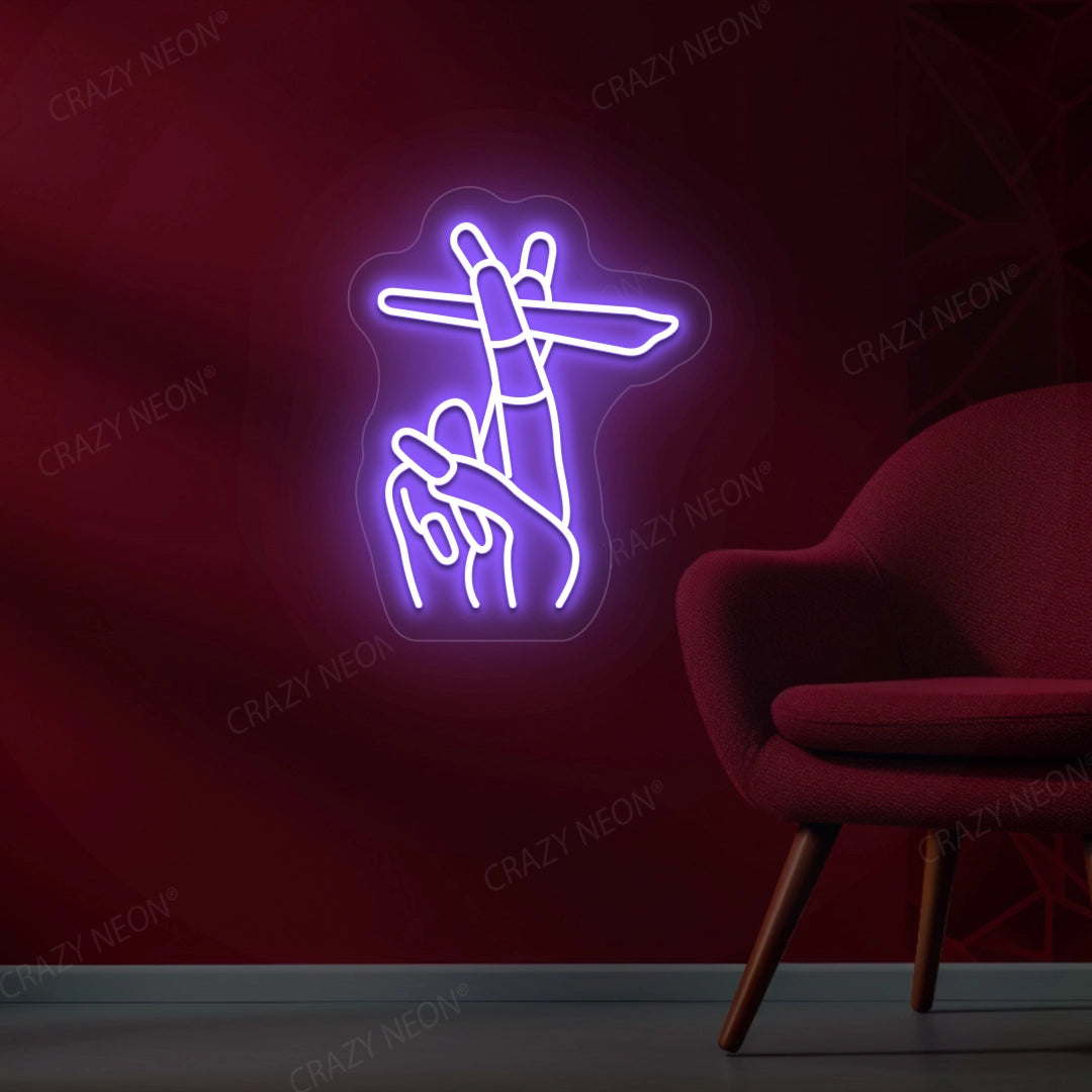 Nail Salon LED Signs | Purple