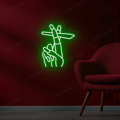 Nail Salon LED Signs | Green